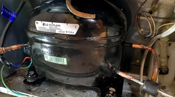 Fridge Compressor Is Hot