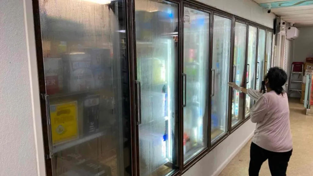 The refrigerator or freezer doors are not sealing properly