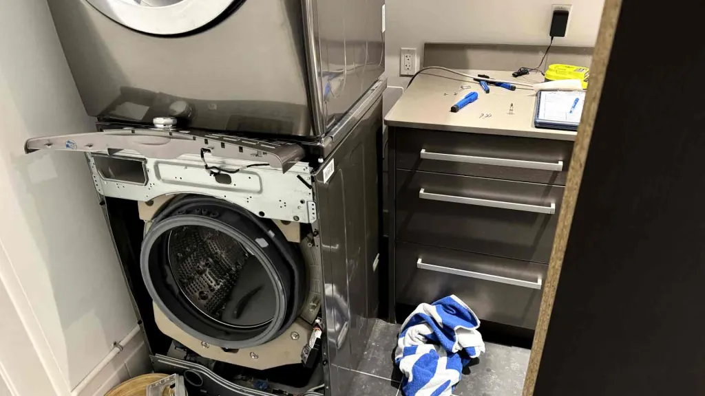 Faulty drain pump