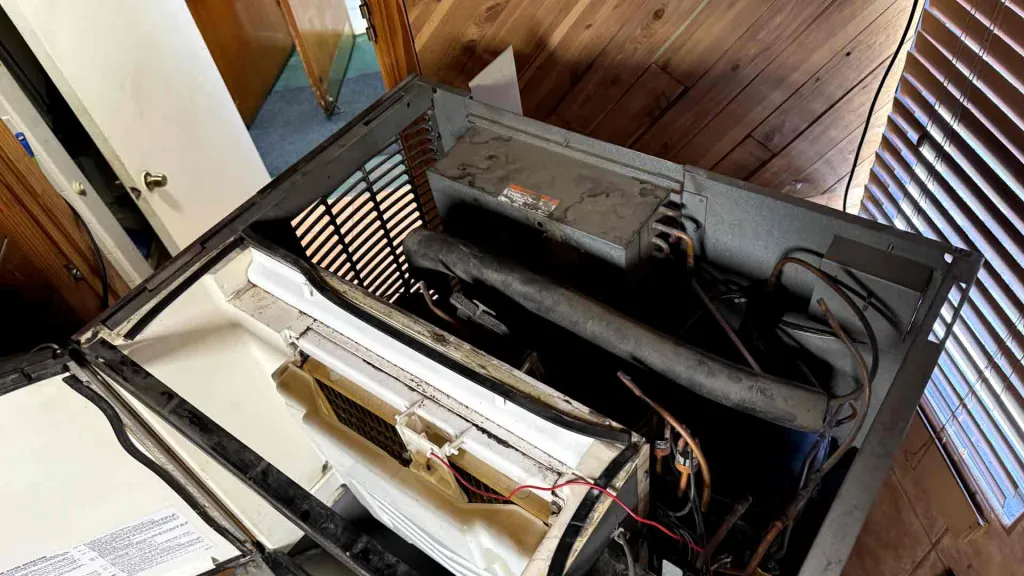Faulty fan motor