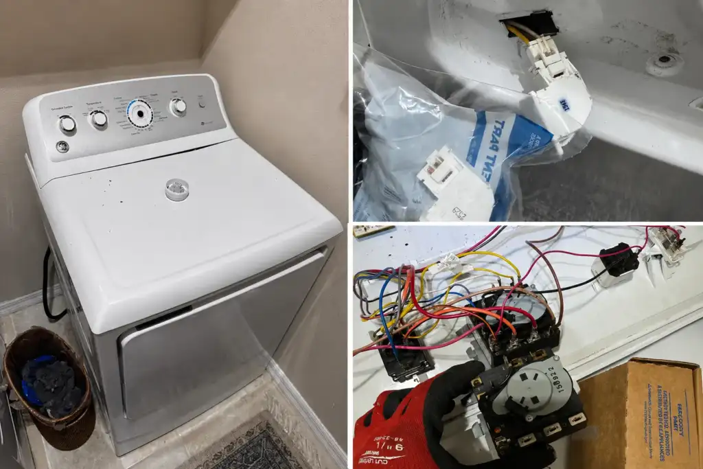 GE Dryer Timer & Door Switch Replacement in Bradenton