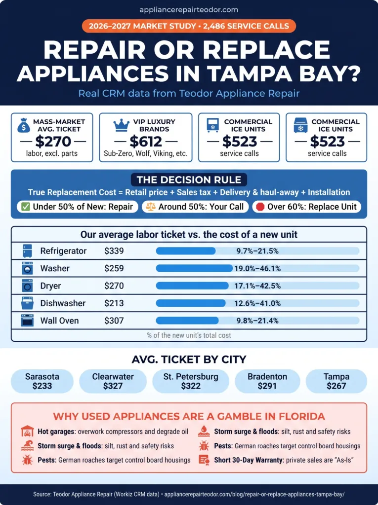 Repair or replace appliances tampa bay infographic2