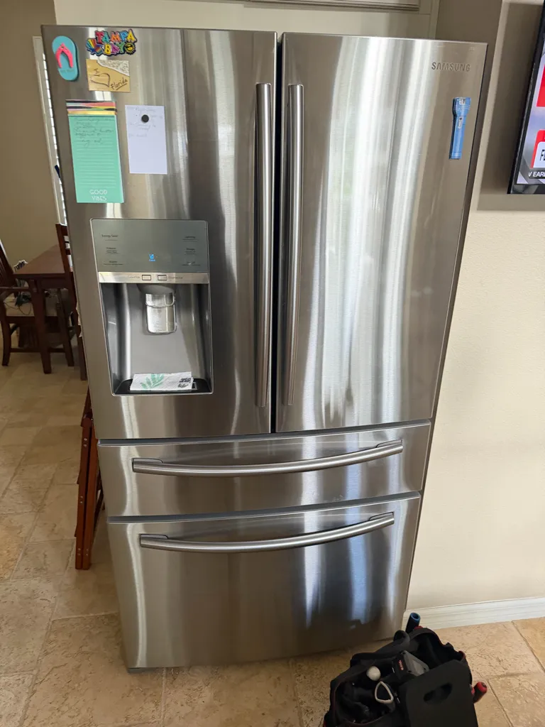 Samsung RF24FSEDBSR/AA French door refrigerator with ice and water dispenser, Clementine Ln, Tampa, FL